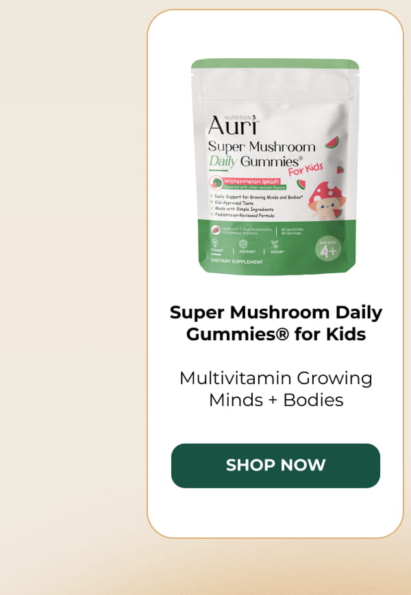 Supper Mushroom Daily Gummies for Kids®