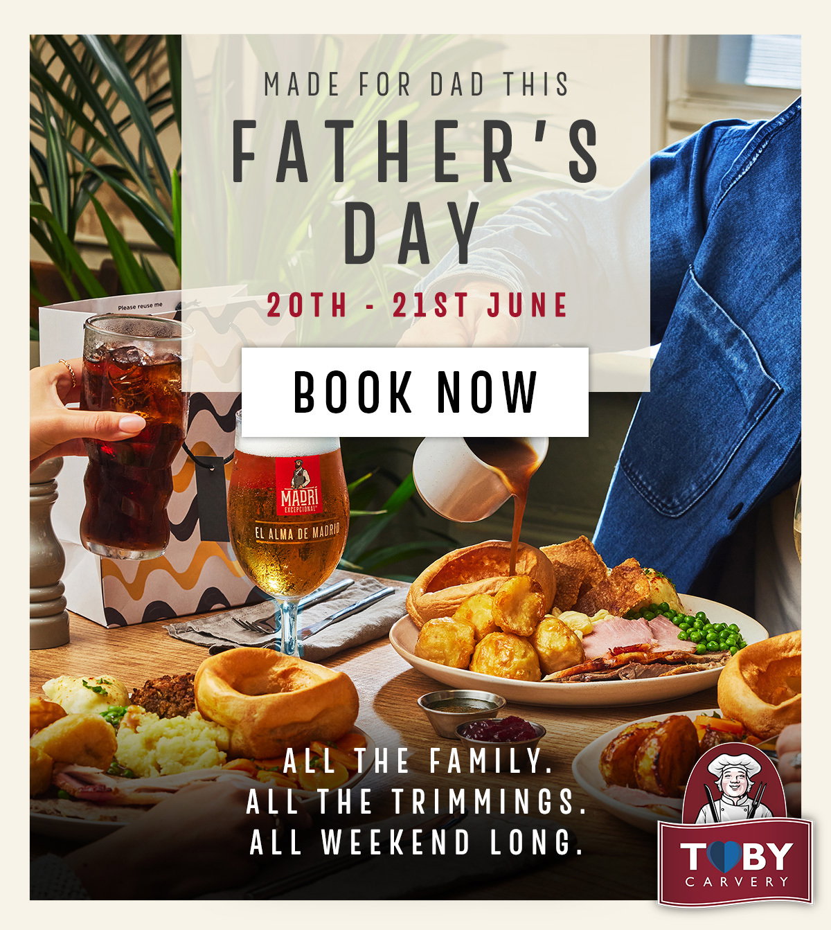 Made for Dad this Father's Day, 20th - 21st June