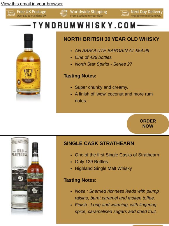 Back in stock a 30YO Whisky for UNDER £55 - Live Now