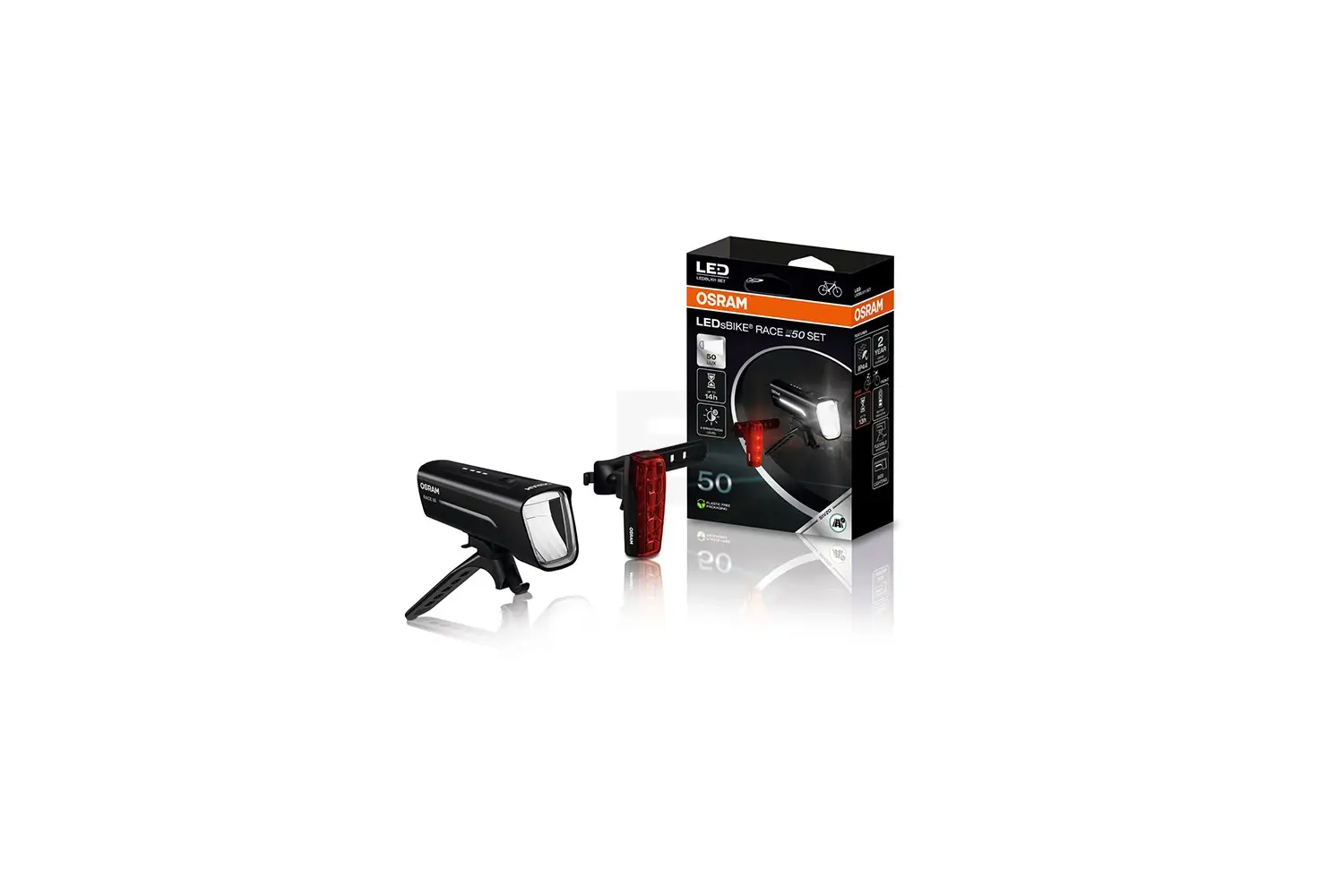 Image of Osram LEDsBIKE Race 50 sykkellykt