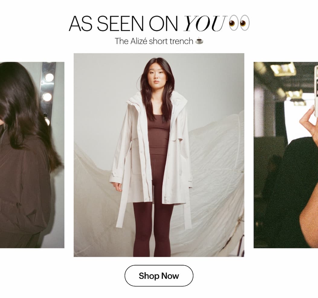 Alizé Short Trench Coat