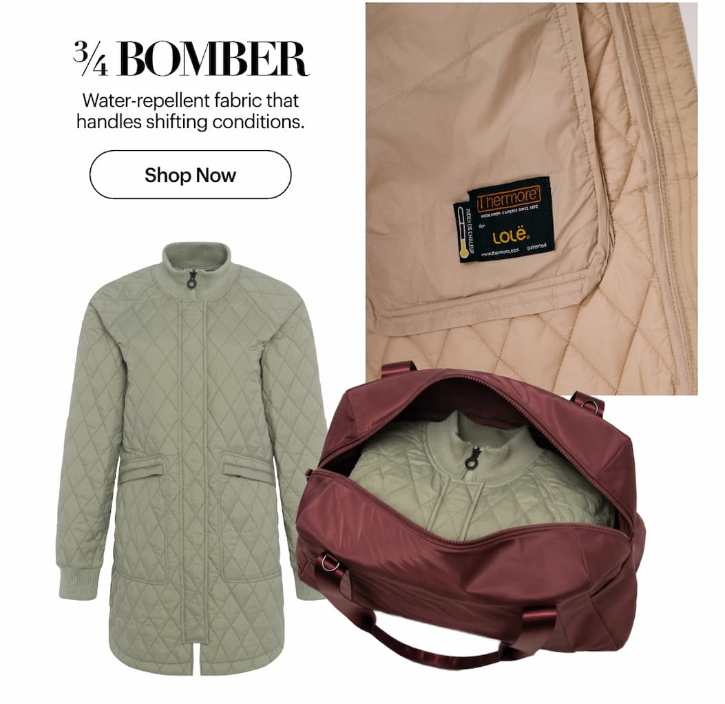 3/4 Bomber Insulated Jacket