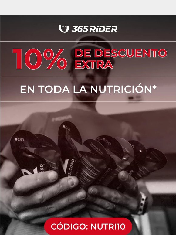 -10% extra en TODA la nutrición ⚡ ¡Solo hoy!