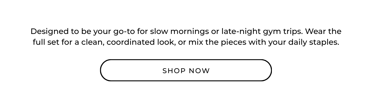 Designed to be your go to slow mornings