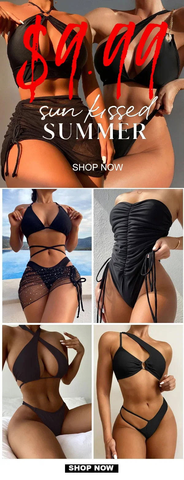 Sexy Black Swimsuits!