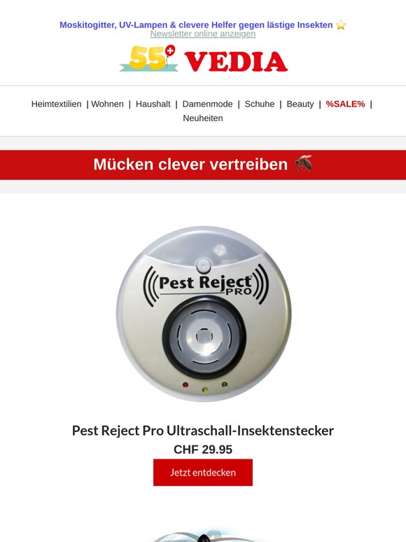 🦟 Alles gegen Mücken - wir haben die Lösungen