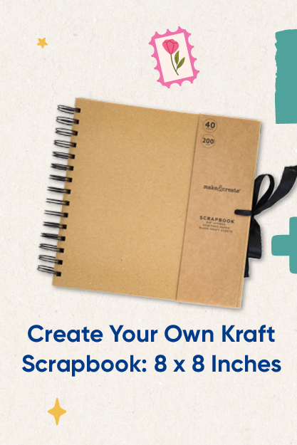 Create Your Own Kraft Scrapbook: 8 x 8 Inches