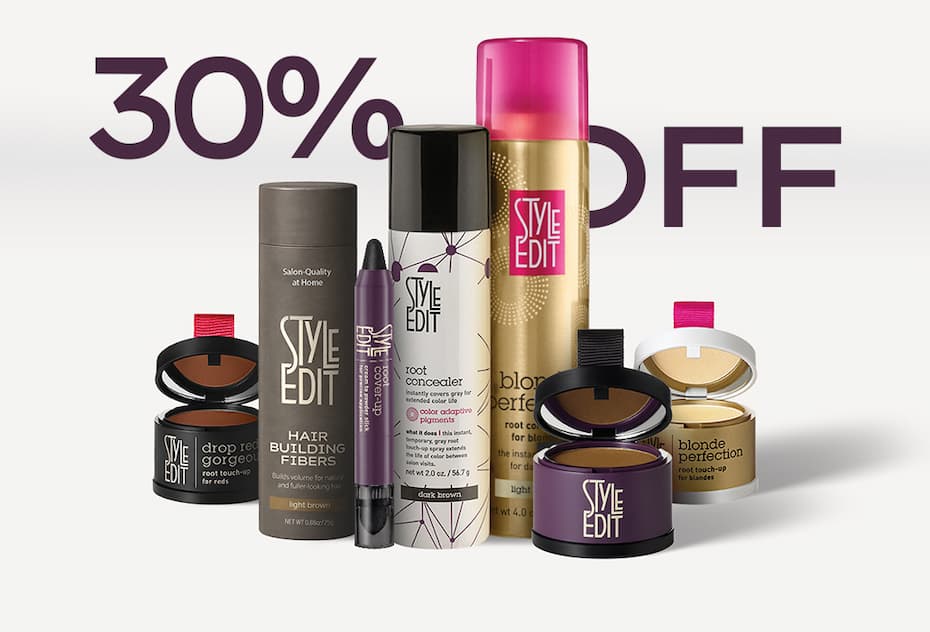 Style Edit Root Concealers and Hair Building Fibers