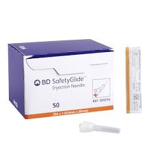 Bulk Buy! BD SafetyGlide™ Safety Hypodermic Sliding Safety Needle - 25G x 1