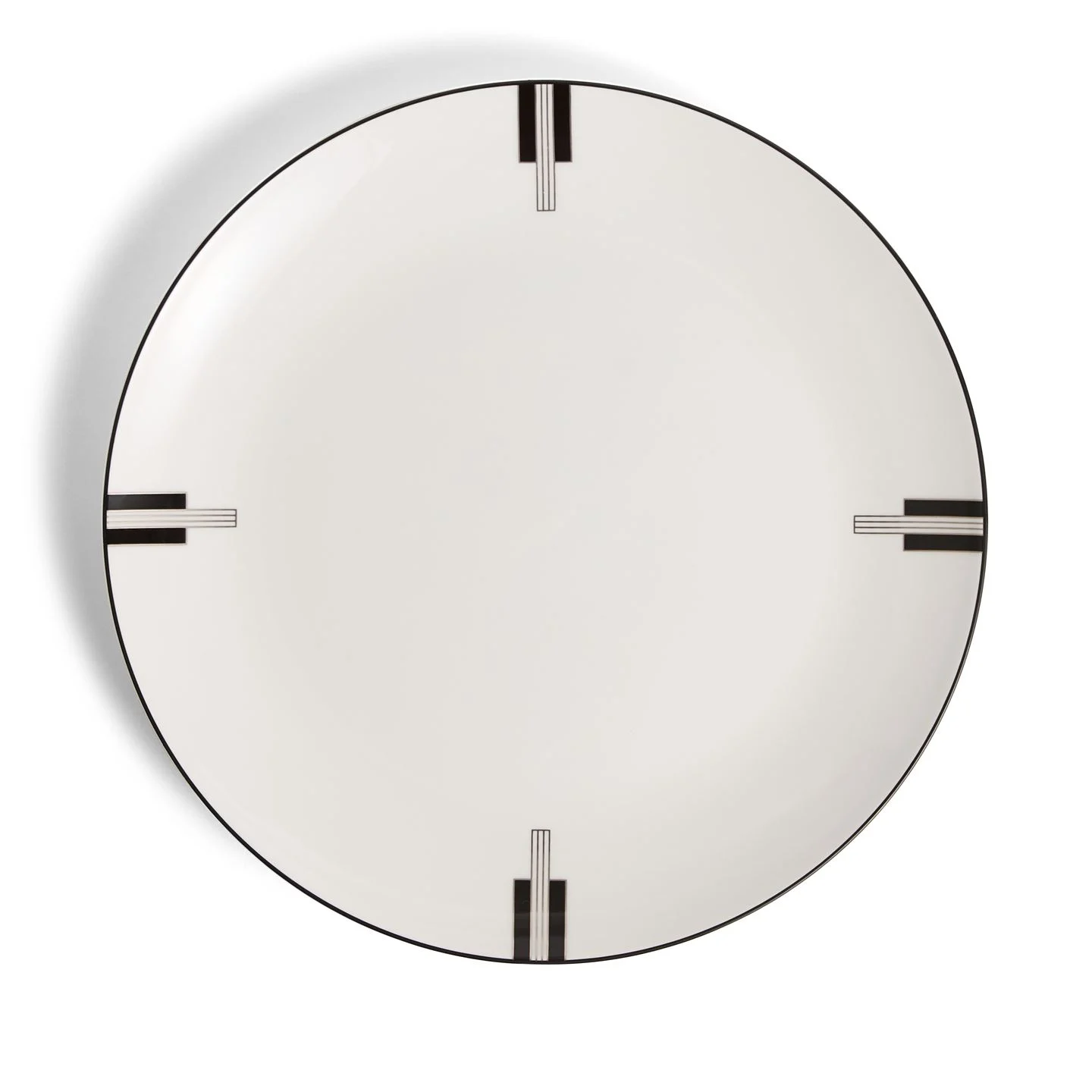 Vera Wang Luxe Graphite Dinner Plate
