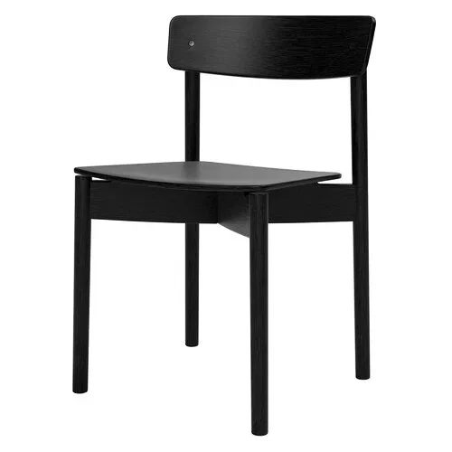 T01 sedia Cross, rovere nero