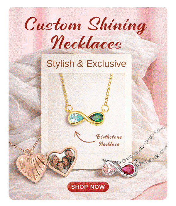 Custom Shining Necklaces Stylish & Exclusive
