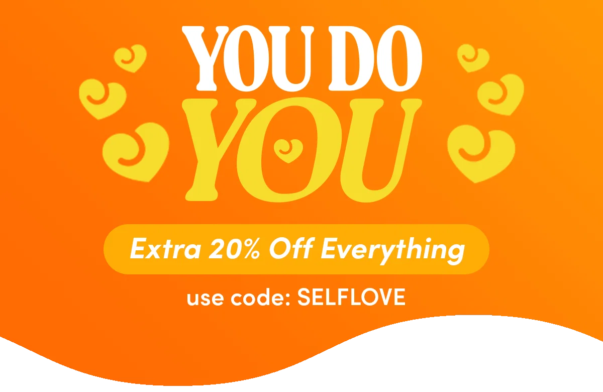 Extra 20% Off with code SELFLOVE