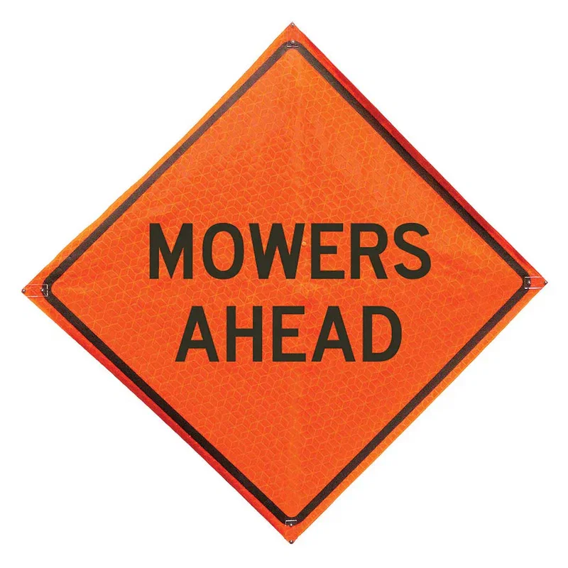 48" x 48" Mesh Roll-Up Traffic Control Signs