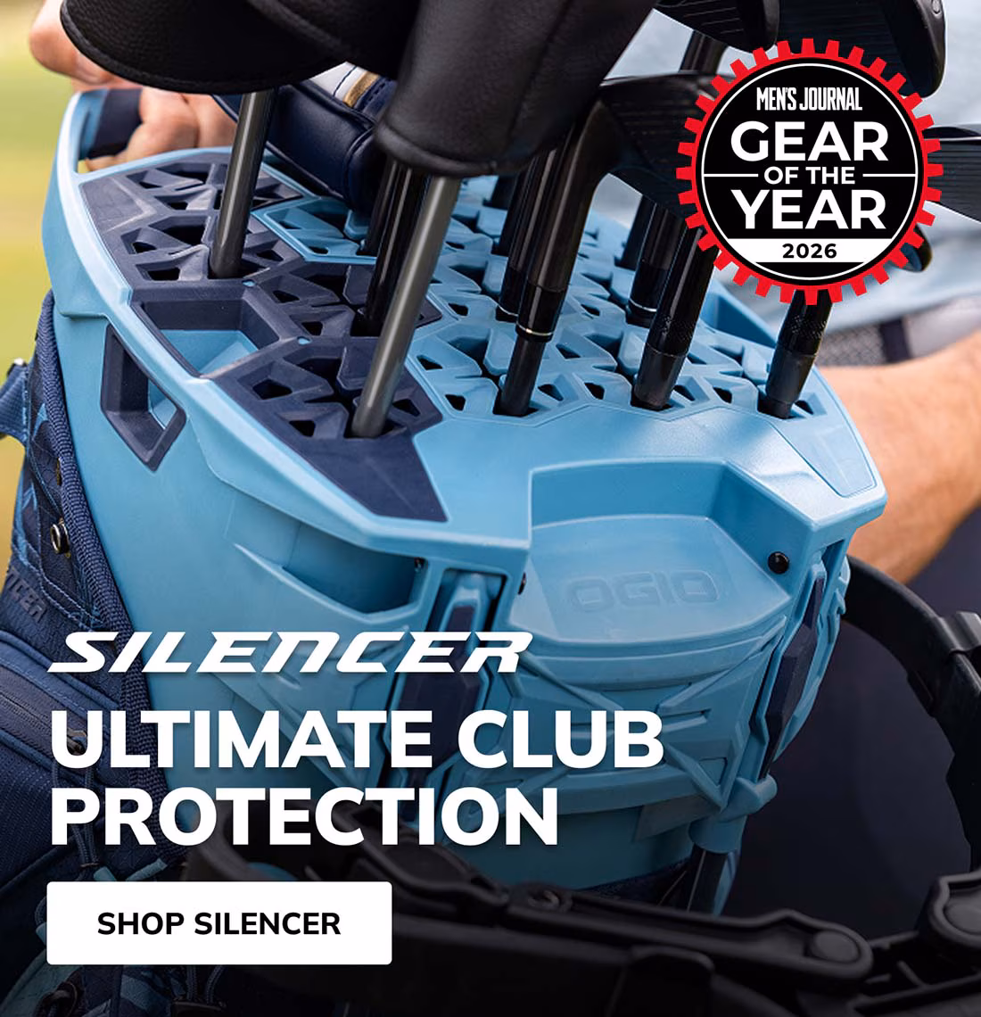 ultimate club protection with the silencer hybrid named winner of men's journal gear of the year 2026 shop now