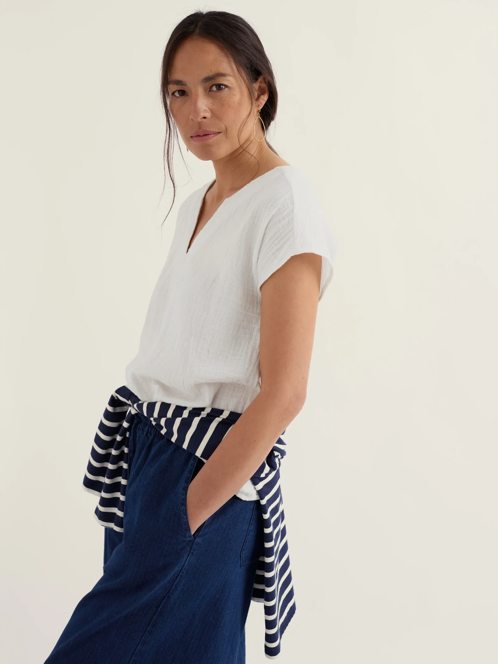 Landscape Top in GOTS-Certified Organic Cotton