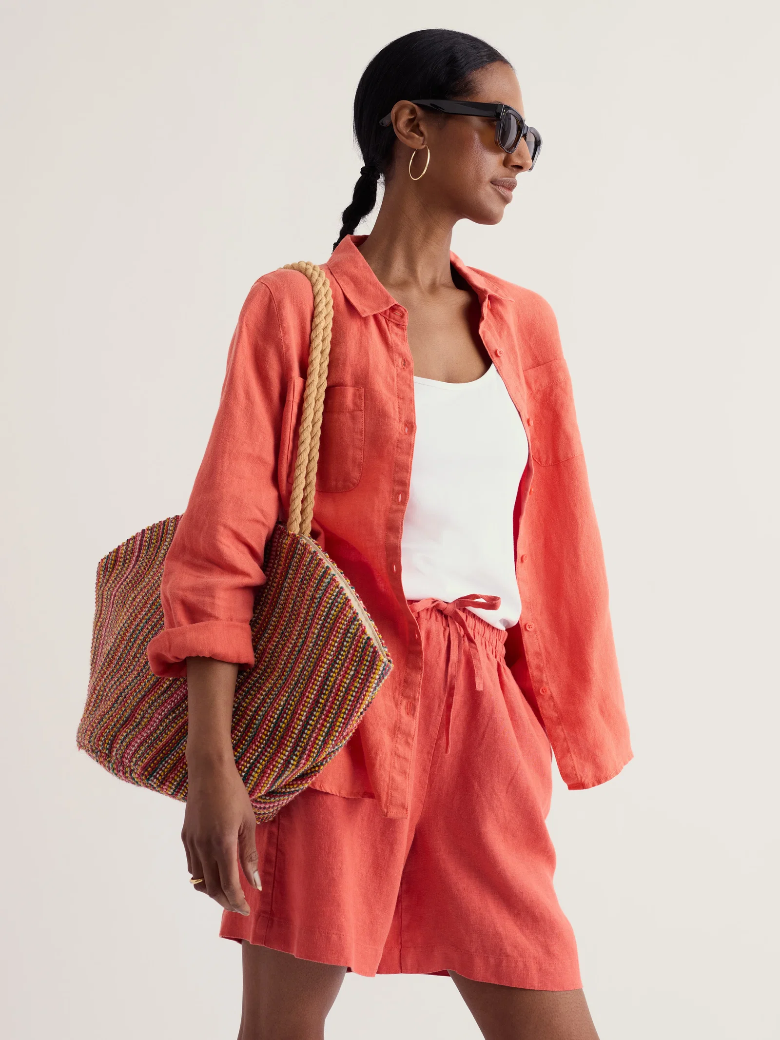 Hazel Branch Linen Shirt