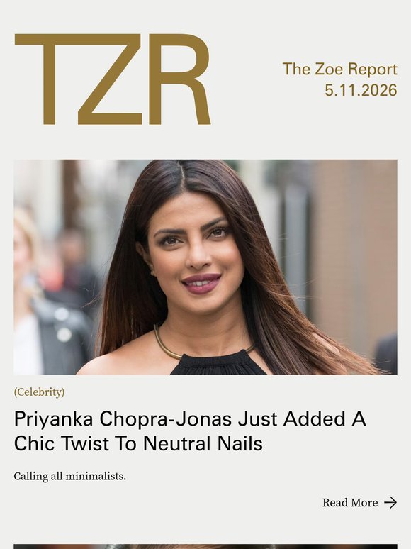 Priyanka Chopra-Jonas Just Added A Chic Twist To Neutral Nails