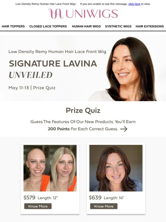 📣Introducing New Low Density Wig Collection - Lavina