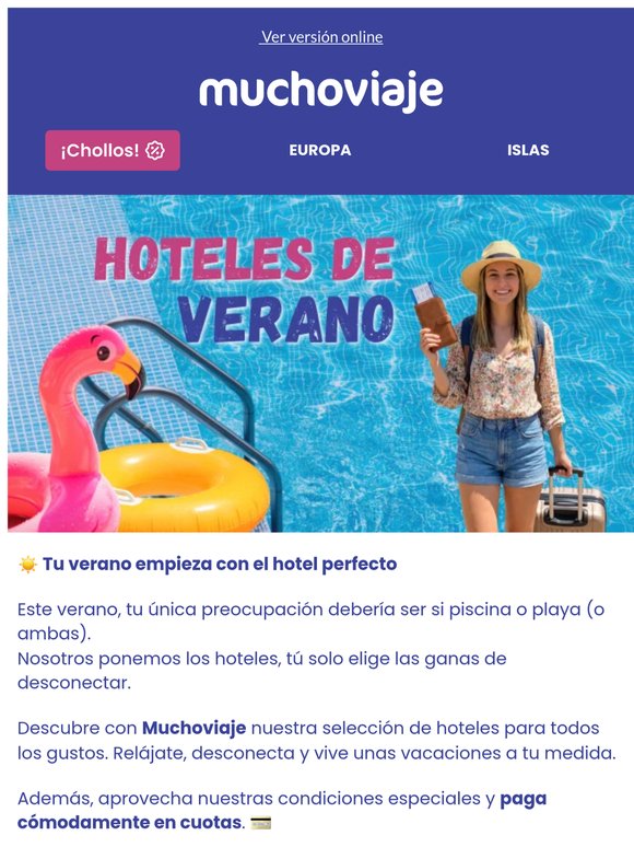 Descubre tu hotel para este verano 🌞 ofertas que no querrás dejar escapar