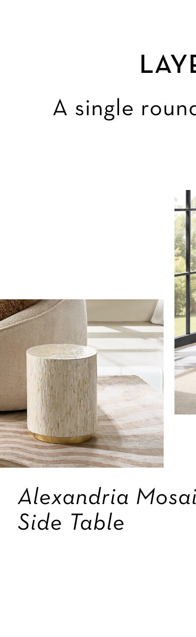 Shop end & side tables, up to 50% off