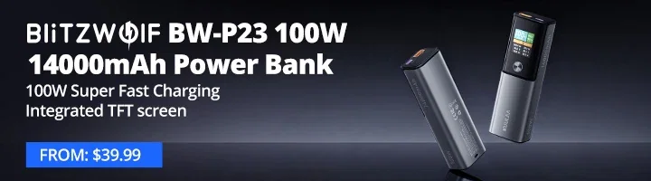 BlitzWolf BW-P23 100W 14000mAh Power Bank