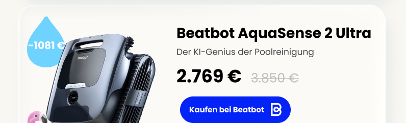 Beatbot Aquasense 2 ultra: Der KI-Genius der Poolreinigung