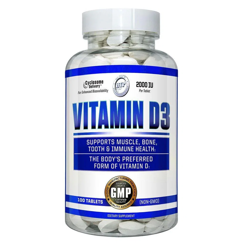 Image of Hi-Tech Pharmaceuticals Vitamin D3 100 Tablets