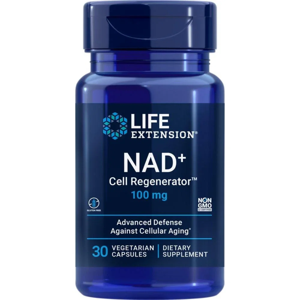 Image of Life Extension NAD+ Cell Regenerator 100mg 30 Capsules