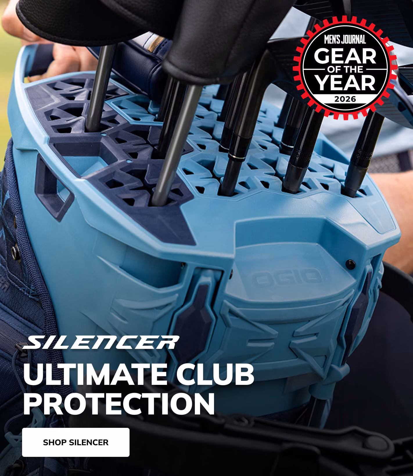 ultimate club protection with the silencer hybrid named winner of men's journal gear of the year 2026 shop now