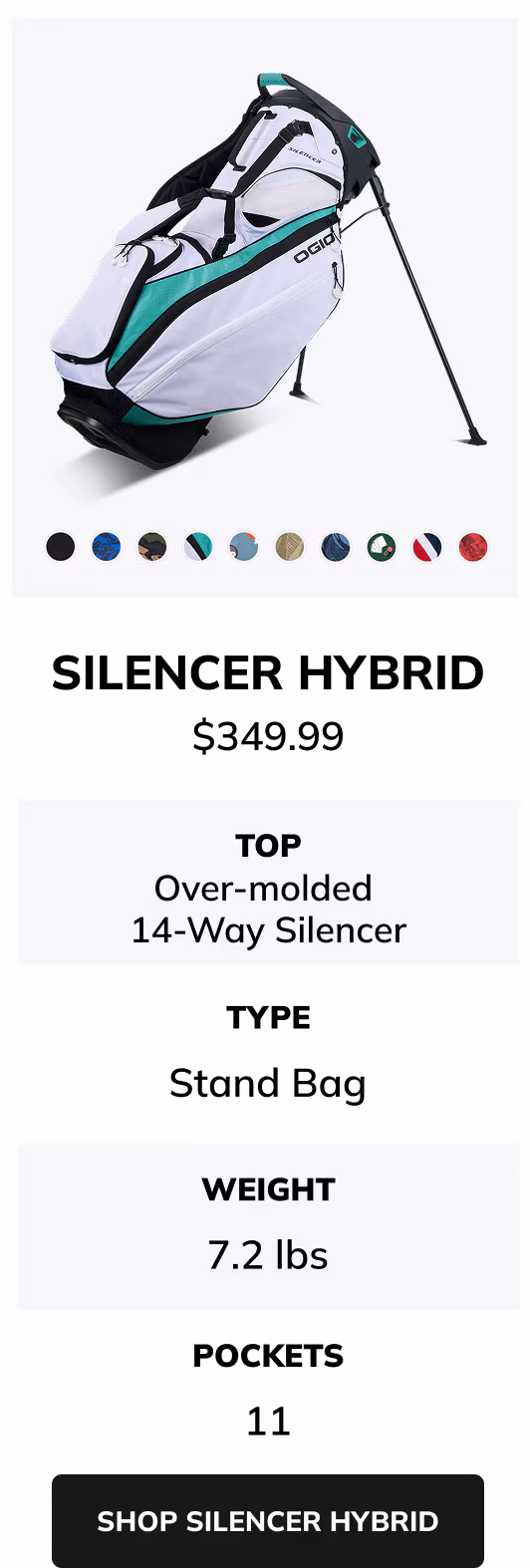 silencer hybrid comparison chart details