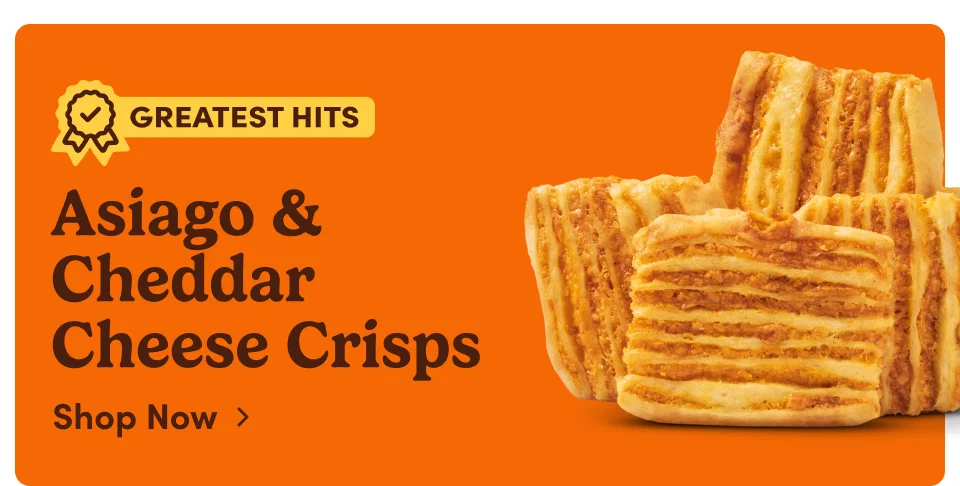 Asiago & Cheddar  Cheese Crisps