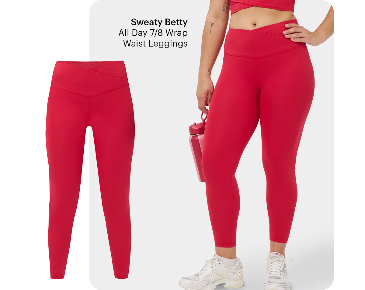 Sweaty Betty All Day 7/8 Wrap Waist Leggings