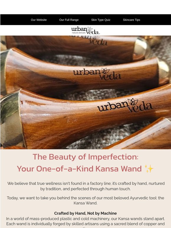 The Beauty of Imperfection: Your One-of-a-Kind Kansa Wand ✨