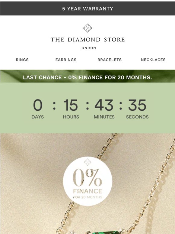 Final hours: 0% Finance ends midnight 📣