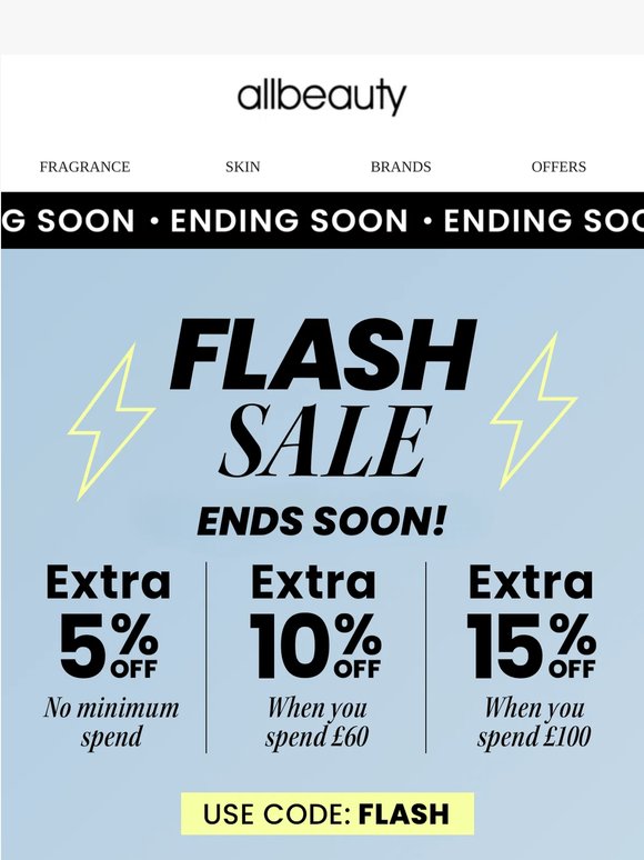 —, Flash Deals End in Just Hours!