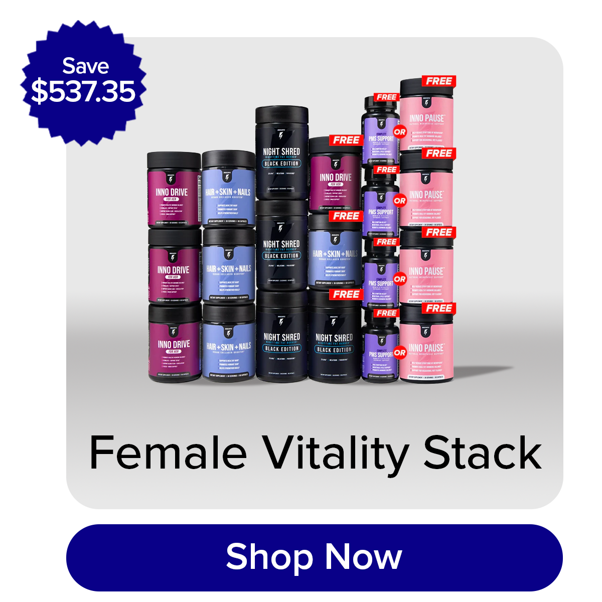 Female Vitality Stack