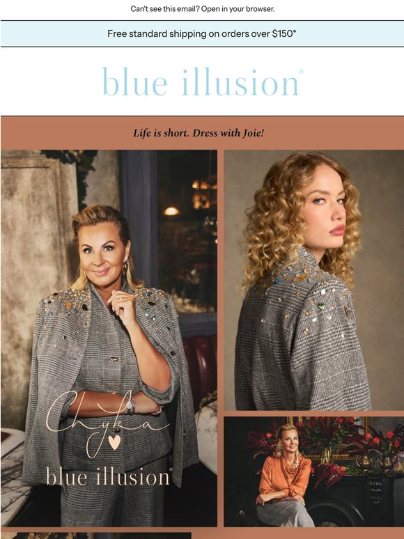 Chyka x Blue Illusion | Your Dream Outfit Awaits