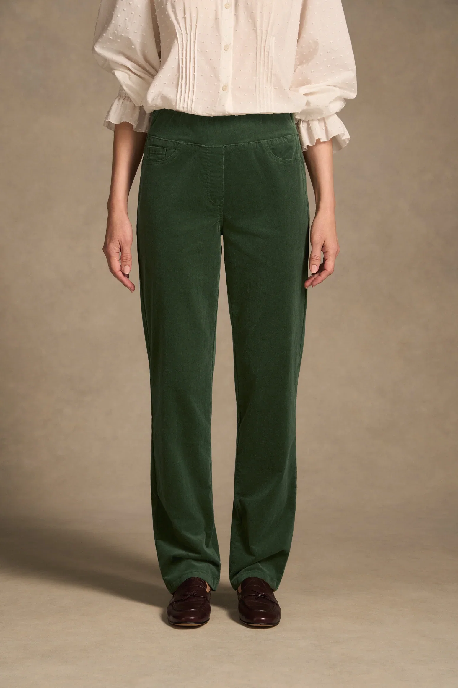 Image of Bengajean® Cord Straight Leg - Moss Green