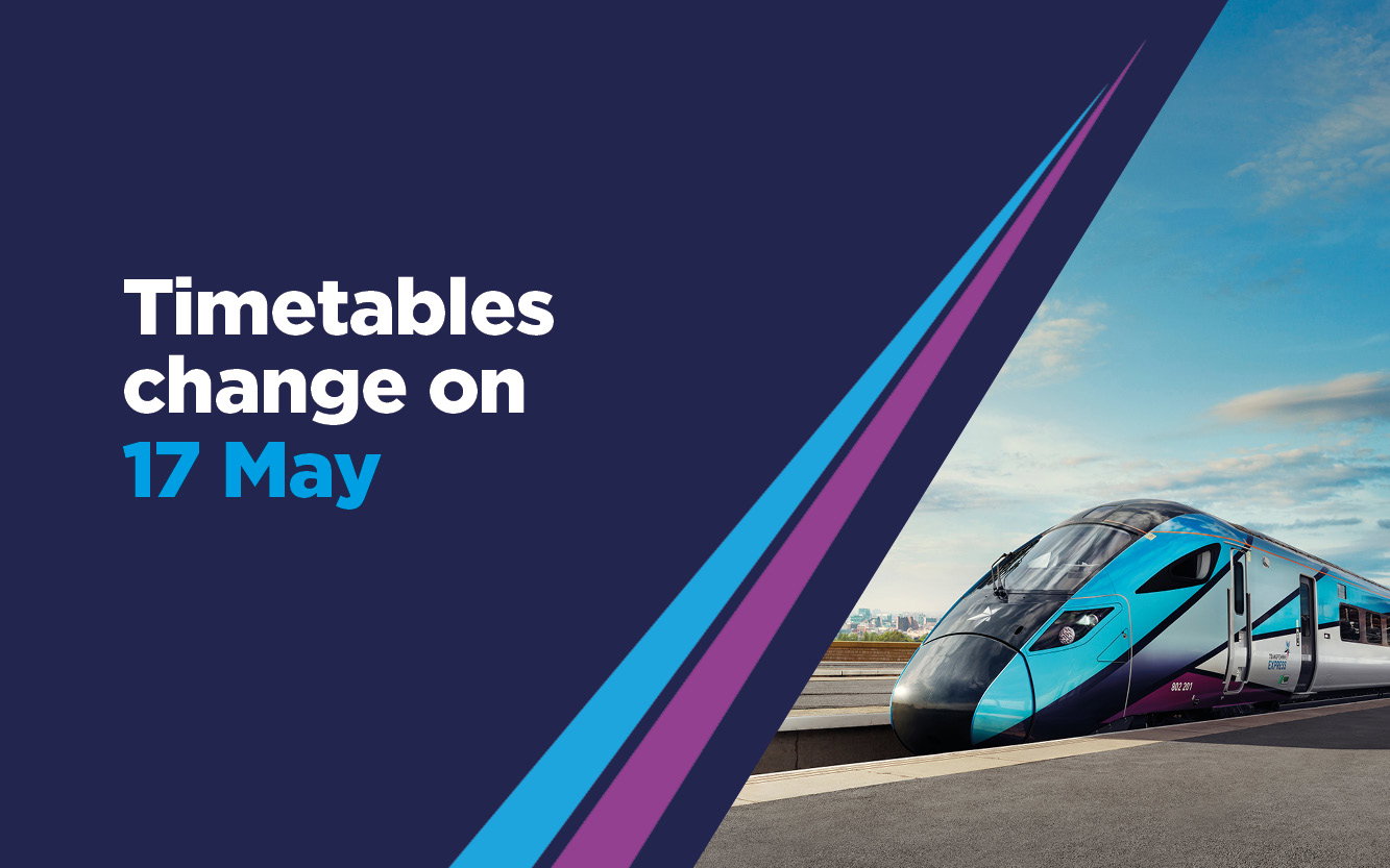 Timetables change on 17 May
