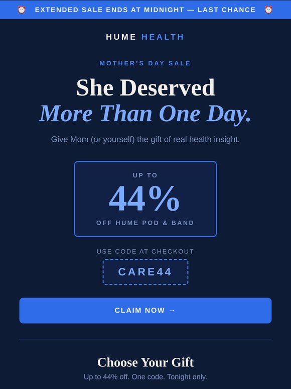 Mother's Day Sale Ends Soon