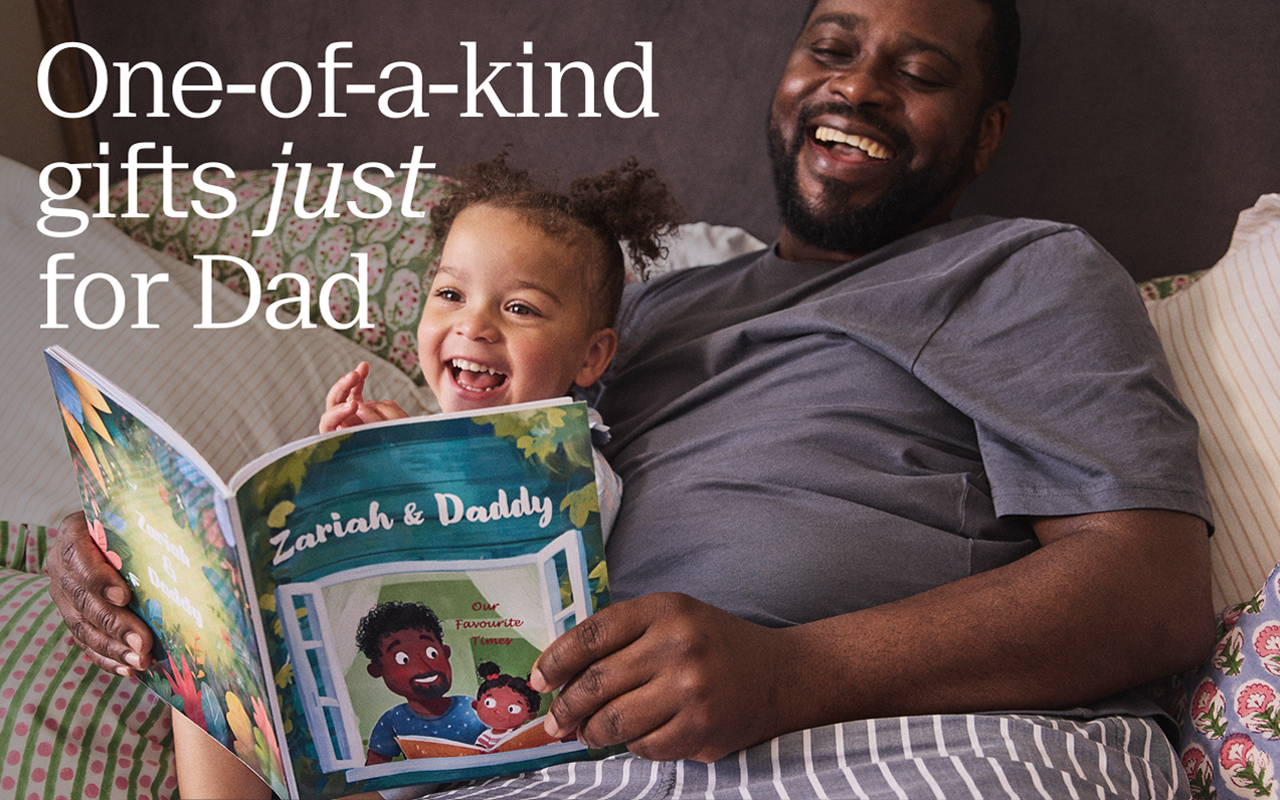 One-of-a-kind gifts, just for Dad