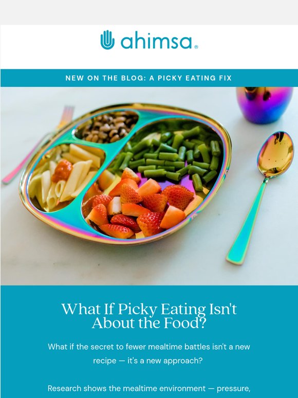 What if picky eating isn't actually about the food?
