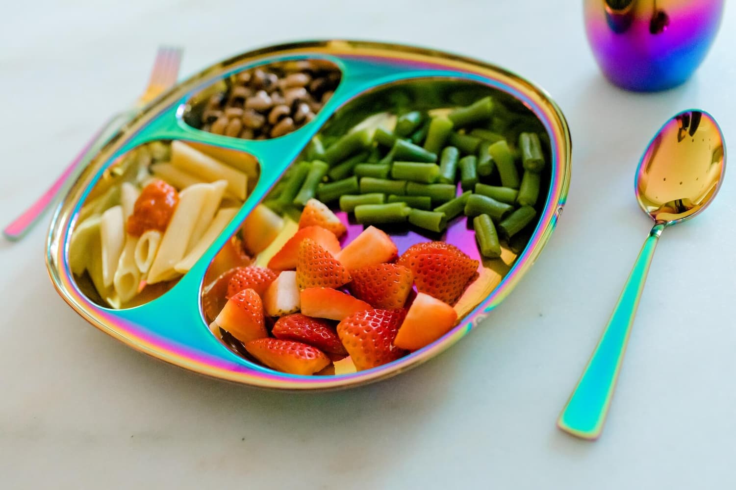 stainless steel dishes