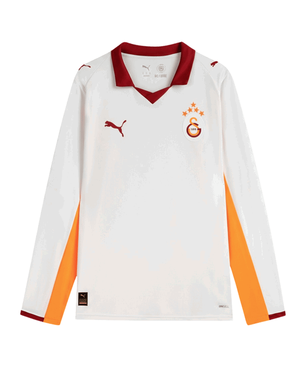 PUMA Galatasaray Istanbul Trikot langarm Away 2025/2026 Weiß F02