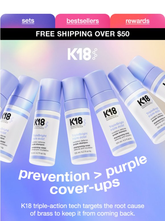 a totally new kind of purple shampoo