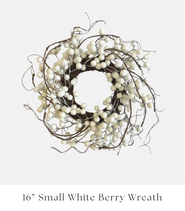 Small White Berry Wreath