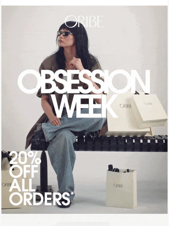 Enjoy 20% Off All Orders! Obsession Week is Back