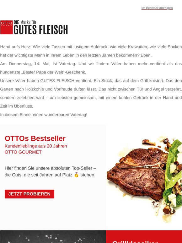 Für unseren Papa gibt's nur das Beste! 🥩