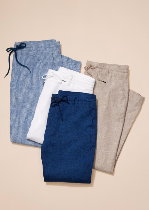 Reserve Linen Pants Starting at $89.50